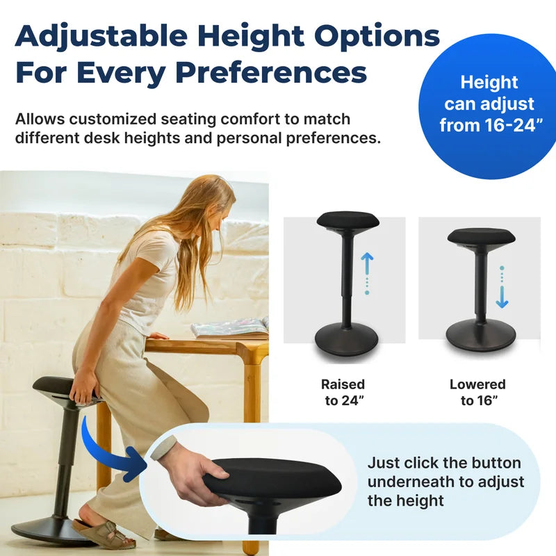 Ergonomischer Wackelhocker Büro