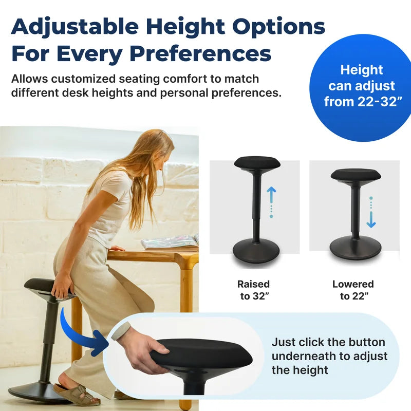 Ergonomischer Wackelhocker Büro