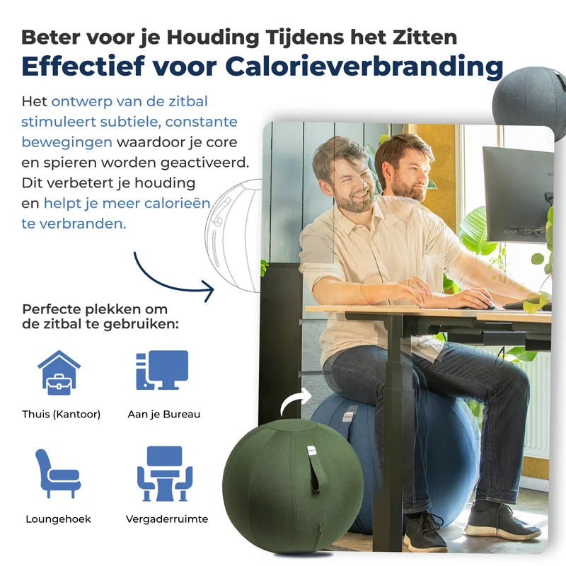 Ergonomischer Sitzball Büro