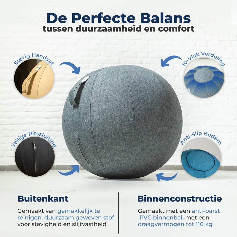 Ergonomischer Sitzball Büro