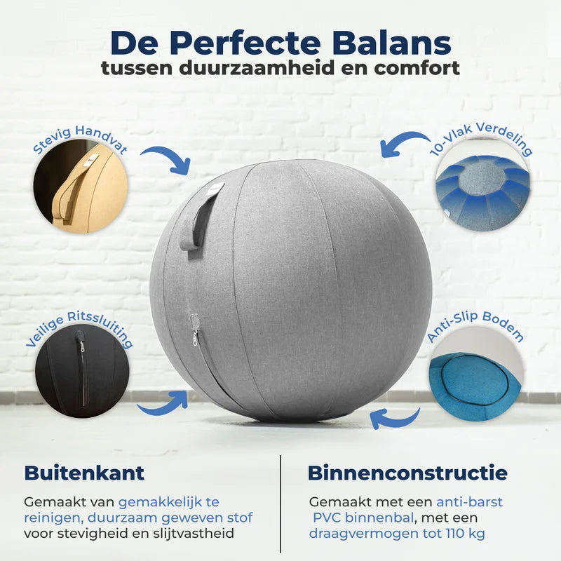 Ergonomischer Sitzball Büro