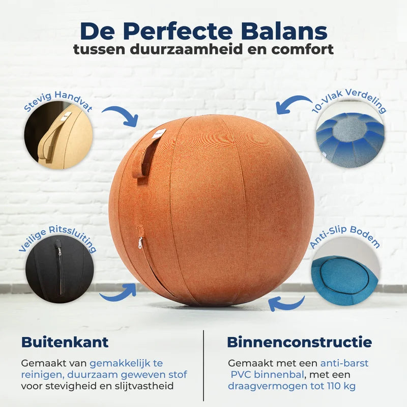 Ergonomischer Sitzball Büro