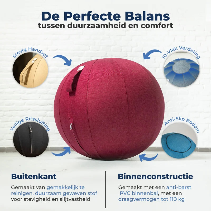 Ergonomischer Sitzball Büro