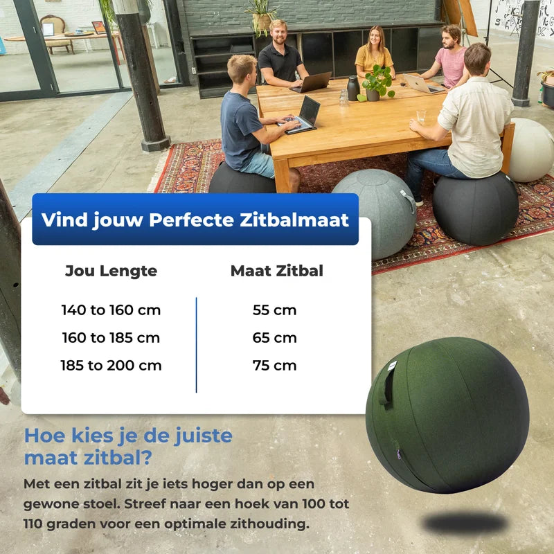 Ergonomischer Sitzball Büro